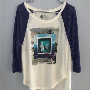 Roxy 3/4 sleeve shirt